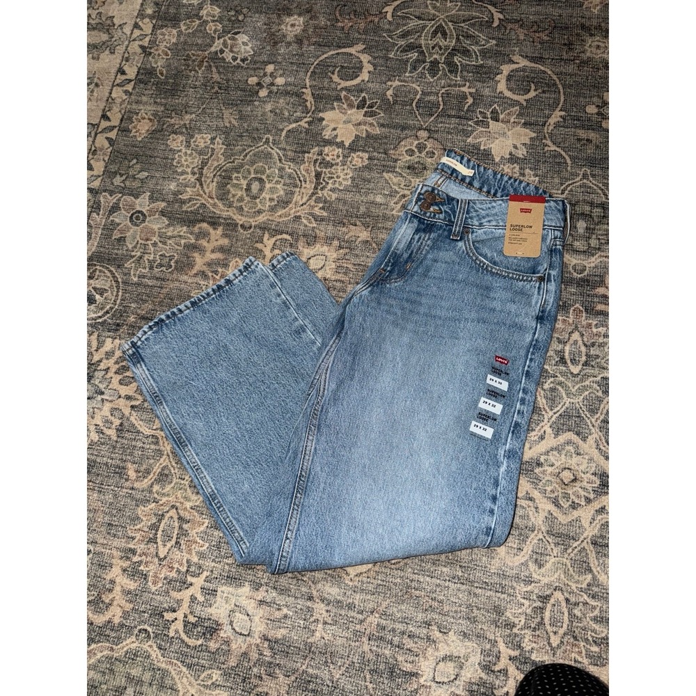 Levi's Superlow Loose Jeans Light Wash Low Rise